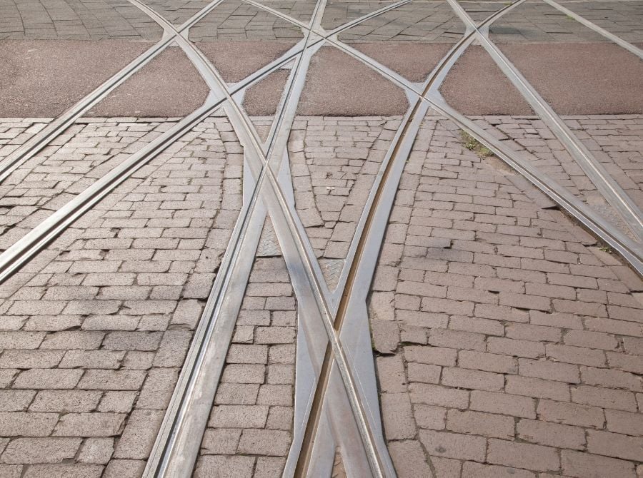 vías de tranvía