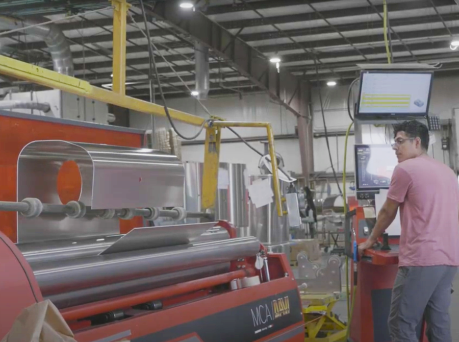 Shop Shapes Tank Industry with Advanced Plate Rolling Technology