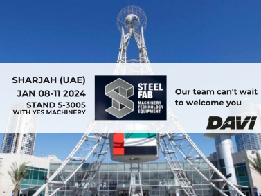 Visit&#32;us&#32;at&#32;Steelfab&#32;in&#32;Sharjah&#32;(UAE),&#32;from&#32;January&#32;8th&#32;to&#32;11th,&#32;2024.