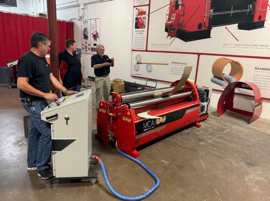 The sun is shining on future plate roll operators
